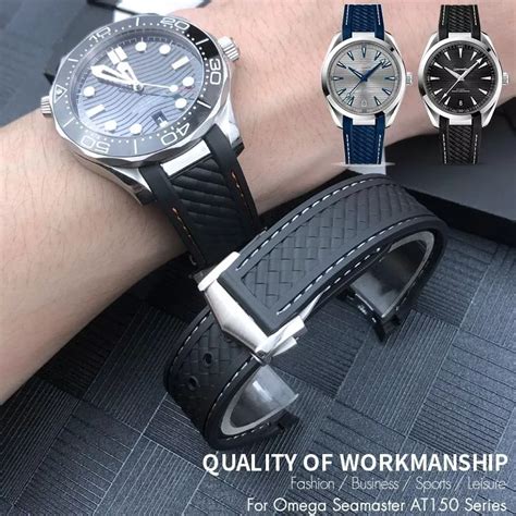 omega seamaster rubber band|genuine omega watch leather bands.